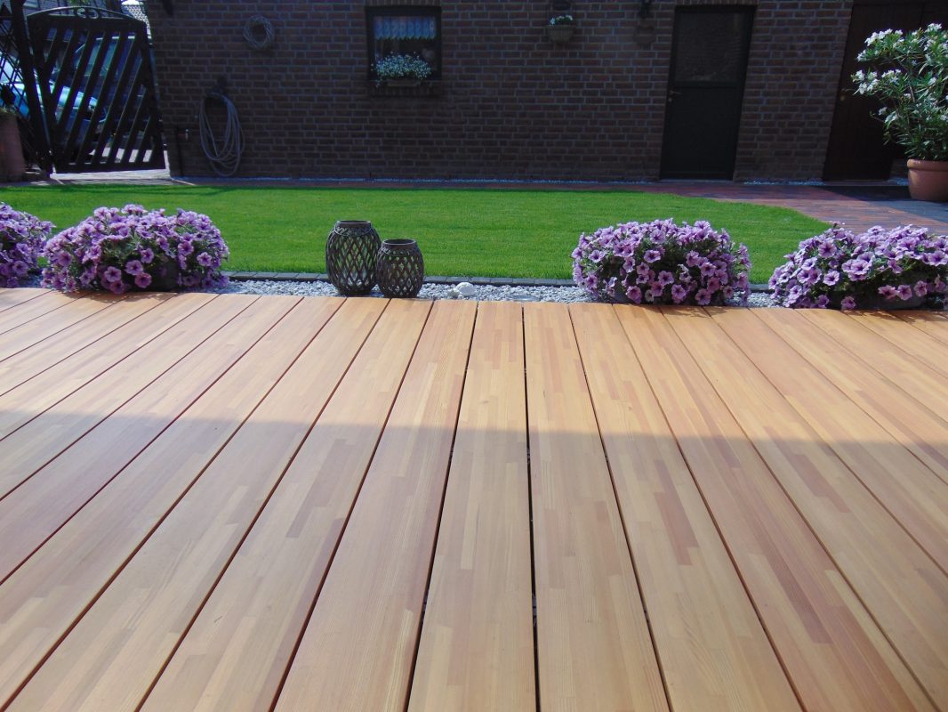 Terassenboden Nahansicht