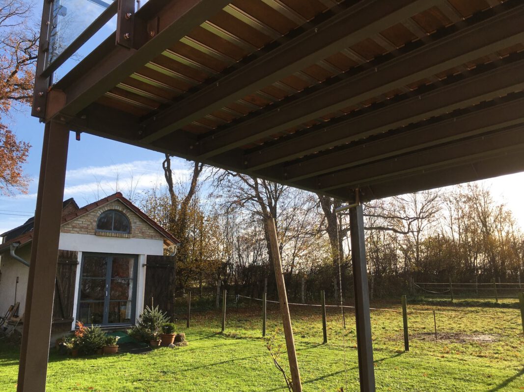 Wasserdichter Balkonfußboden