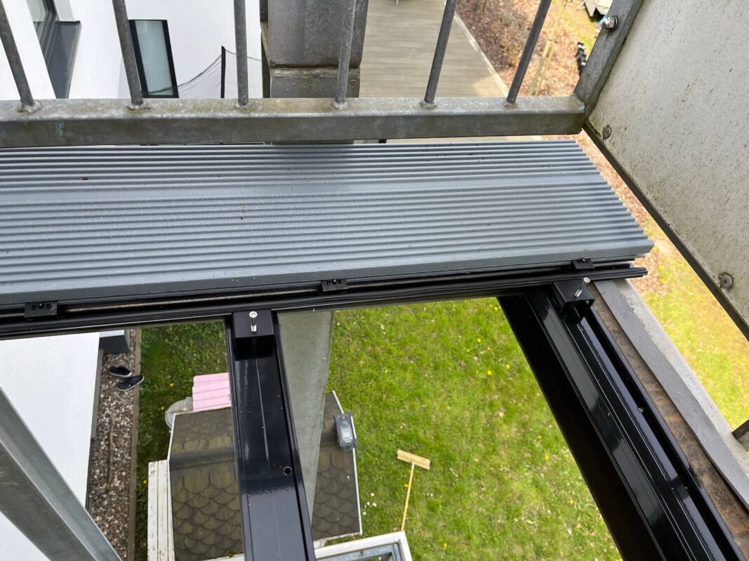 Balkonsanierung in Arbeit