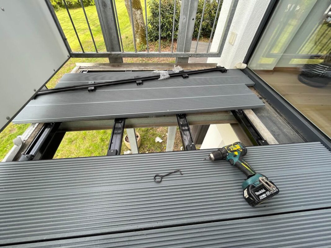 balkonsanierung wasserdicht mit Tepro-Dielen