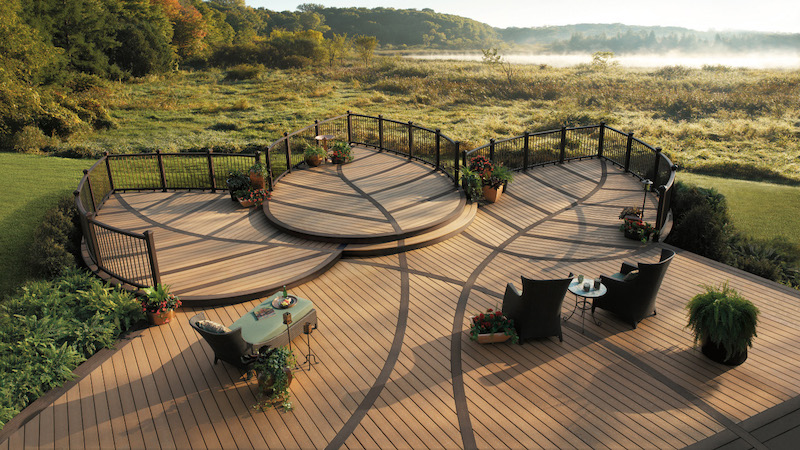 WPC-Terrassen-Fußboden