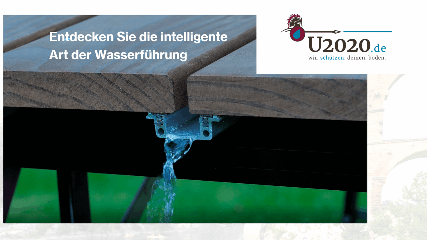 Detailansicht der Wasserführung: U2020