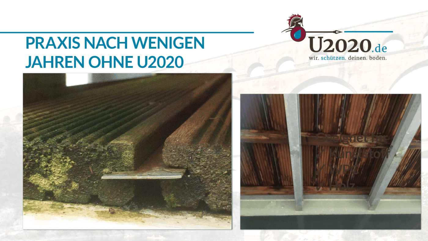 Ohne U2020 verrottet der Holzboden schnell