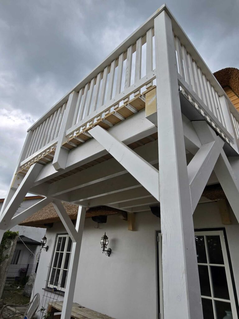 wasserführendessystem Balkon von unten Ansicht